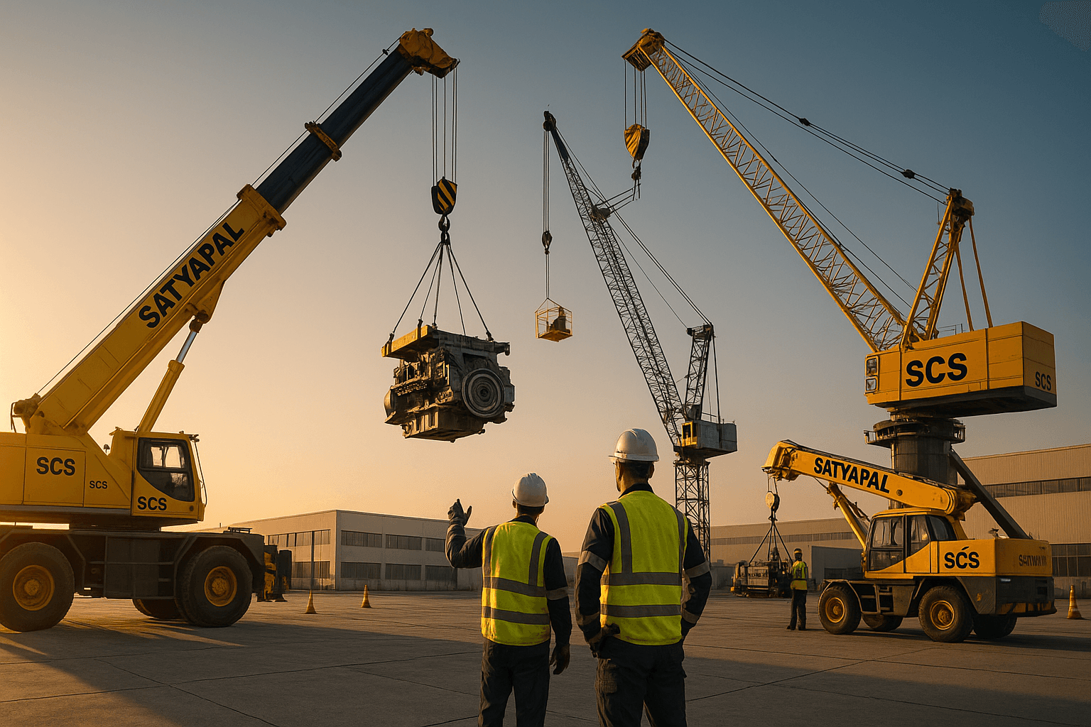 Crane Service Background